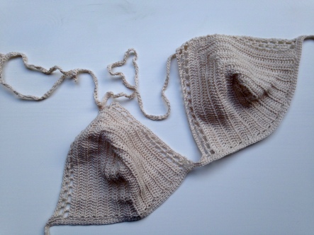 project 17: crocheted bikini top